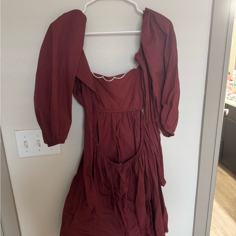 Anthropologie Forever that girl Puff Sleeve Dress - Picture 6 of 6